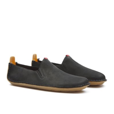 Vivobarefoot Ababa II Soul of Africa - Pánské Espadrilky Černé (YXB741205)